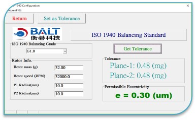 動平衡計算 , BT-3600-KS1 , 高精度平衡機 ,  微小風扇平衡機